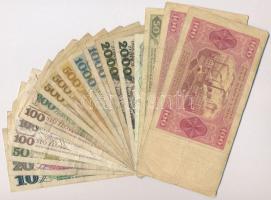 Lengyelország 1948-1988. 18db-os vegyes bankjegy tétel T:III,III-
Poland 1948-1988. 18pcs of bankno...