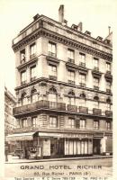 Paris, Rue Richer, Grand Hotel Richer / street view, hotel (EK)