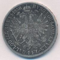 Ausztria 1858A 1Fl Ag "Ferenc József" T:2-
Austria 1858A 1 Florin Ag "Franz Joseph&q...