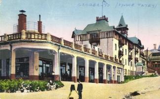 1907 Tátra, Tatry; Csorba-tó, szálloda / Strbské Pleso / lake