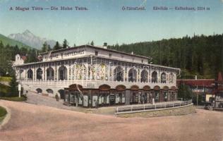 1915 Ótátrafüred, Altschmecks, Stary Smokovec; Kávéház / Kaffeehaus / cafe (fa)