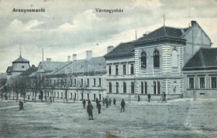 1914 Aranyosmarót, Zlaté Moravce; Vármegyeház. Steiner Samnu kiadása / county hall