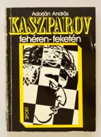 Adorján András: Kaszarov fehéren-feketén. Bp.,1989, Sport. Kiadói papírkötés, kopottas gerinccel.