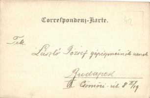 1902 Pola, Cs. és kir. haditengerészeti matrózok csoportképe a kikötőben / K.u.K. Kriegsmarine marin...