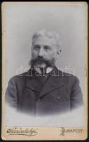 ilosvai Bornemissza Bertalan (1843-?) közigazgatási bíró, költő vizitkártya méretű fotója