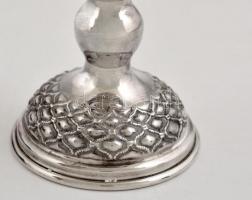 Ezüst(Ag) kis kehely, jelzett, m: 12,5 cm, nettó: 67,4 g