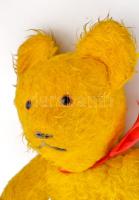 cca 1960-1970 Régi, szalmával tömött játékmackó, h: 50 cm