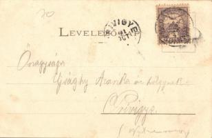 Aranyosmarót, Zlaté Moravce; Állami elemi fiú és leány iskola. Zlinszky J. felvétele, Brunczlik I. k...