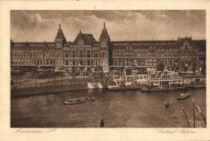 Amsterdam, Central railway Station, tram