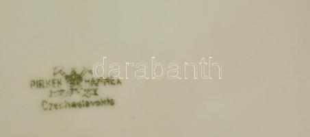 Pirkenhammer porcelán gyerek tál, matricás, jelzett, kis kopásnyomokkal, d: 23 cm