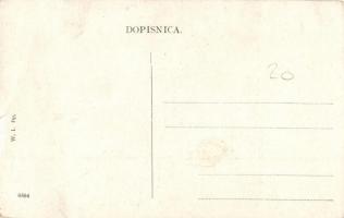 Zsupanya, Zupanja; Tvornica Tanina. / Tannin (csersav) gyár. W. L. Bp. 6594. / tannin factory (fa)