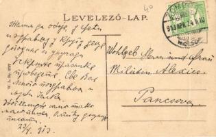 Zombor, Sombor; Kossuth Lajos utca, üzletek. W. L. Bp. 3737. / street view, shops (EK)