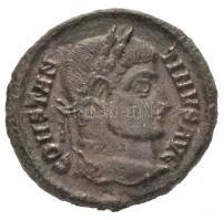 Római Birodalom / Siscia / I. Constantinus 321-324. AE Follis (3,1g) T:2 Roman Empire / Siscia / Constantine I 321-324. AE Follis CONSTAN-TINVS AVG / D N CONSTANTINI MAX AVG - VOT XX - EpsilonSIS(sun) (3,1g) C:XF RIC VII 180.