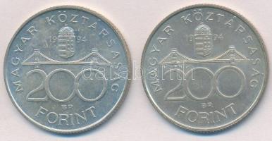 1994. 200Ft Ag "Deák" (2x) T:2