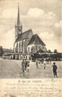 1904 Dés, Dej; Református templom. Gálócsi Samu kiadása / Calvinist church (EK)