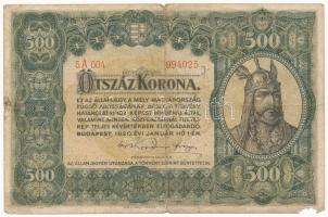 1920. 500K Orell Füssli Zürich T:III- anyaghiány Adamo K33