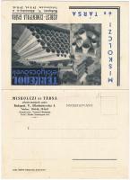 Terrenol lefolyócsövek. Miskolczi és Társa Asbest (azbeszt) és cementpala gyára kihajtható reklámlap...