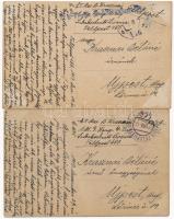 5 db régi motívumlap IV. Károlyról, Zitáról és Ottóról, közte 1 db Anton Haus admirálisról / 5 pre-1...