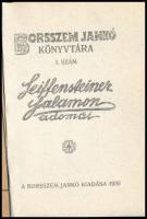 [Molnár Jenő]: Seiffensteiner Salamon adomái.  Bér Dezső és Zórád Antal szövegközti rajzaival. Borss...