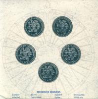 Hollandia 1995. 2Ecu 5klf db "Vitorlázás" szettben T:BU Tanúsítvánnyal!