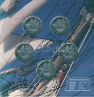 Hollandia 2000. 5Fl 5klf db "Vitorlázás" szettben T:BU Tanúsítvánnyal!