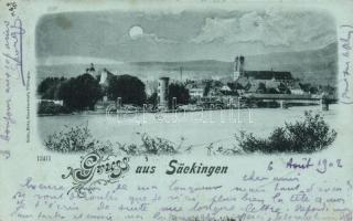 1902 Bad Säckingen, night (tear)
