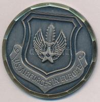 Amerikai Egyesült Államok DN U.S. Air Forces in Europe egyoldalas fém emlékérem (50mm) T:1-,2 USA ND U.S. Air Forces in Europe one-side commemorative medallion (50mm) C:AU,XF
