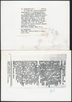 Rába teherautó, hátoldalon feliratozott sajtófotók, 4 db, 12,5×17 cm