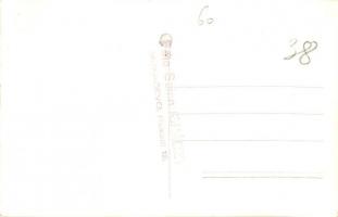 Munkács, Mukacheve, Mukacevo; Orosz felvonulás (?), háttérben Jawa, Tussay, Jidelna, Krejci üzlete /...