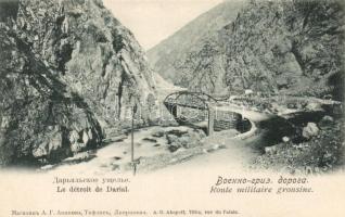 Darial Gorge, Le détroit de Darial, Route militaire grousine / Georgian military road on the border between Russia and Georgia