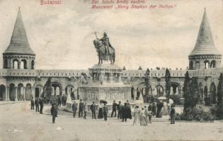 Budapest Szt István szobor