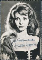 Michele Mercier (1939-) francia színésznő aláírt fotója / autograph signature o French actress