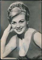 Sandra Milo (1935-) olasz színésznő aláírt fotója / autograph signed photo, 14x9 cm
