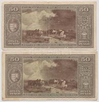 1945. 50P (4x) T:III,III-