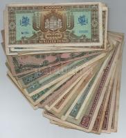 Vegyes: 49db-os pengő bankjegy tétel T:III,III-