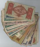 Vegyes: 61db-os pengő bankjegy tétel T:III,III-