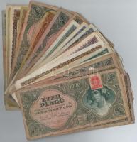 Vegyes: 55db-os pengő bankjegy tétel T:III,III-