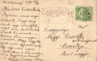 1907 Körösladány, Római katolikus templom. Klein Sámuel kiadása 2941. (EK)