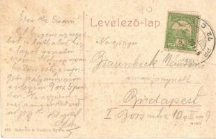 Nyitra, Nitra; Tóth Vilmos utca, Weisz Lipót üzlete. Schwarz A. kiadása 693. / street view, shop (EK...