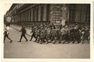 1932 Berlin (?) NSBO Betreiebszelle / NS (Nazi) parade of the National Socialist Factory Cell Organization. photo