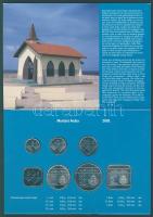 Aruba 2001. 5c-5Fl 7klf db, szettben T:BU