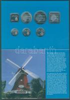 Aruba 2001. 5c-5Fl 7klf db, szettben T:BU