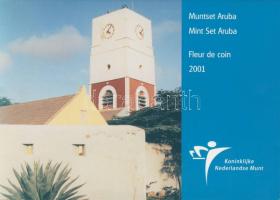 Aruba 2001. 5c-5Fl 7klf db, szettben T:BU