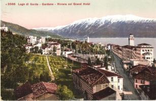 Gardone, Lago di Garda, Riviera col Grand Hotel