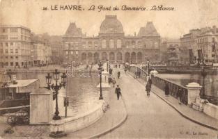 Le Havre, Le Pont du Commerce, La Bourse / bridge, stock exchange (tear)