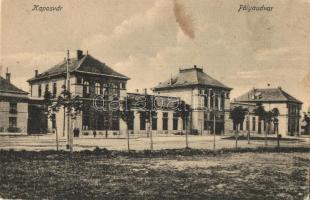 1919 Kaposvár, Vasútállomás, pályaudvar