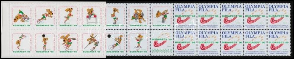 1998 Olympiafila Budapest 24 db-os levélzáró füzet