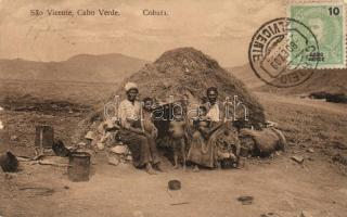Sao Vicente, Cape Verde (Cabo Verde); Cobata. TCV card (EK)