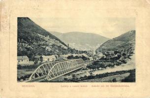 Mehádia, Látkép, vasúti híd. W. L. Bp. 1496. / general view, railway bridge (EK)