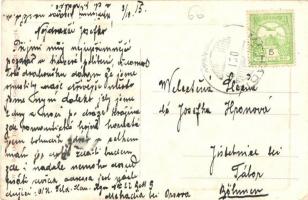 Mehádia, Zordinai részlet. W. L. Bp. 1507. / Partie von Zordina / riverside (EK)